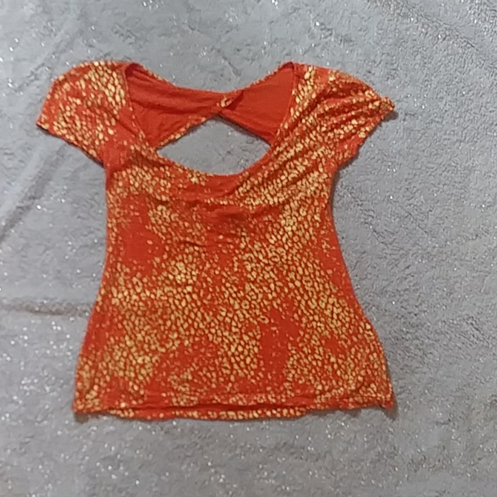 Wet seal leopard print top size xs